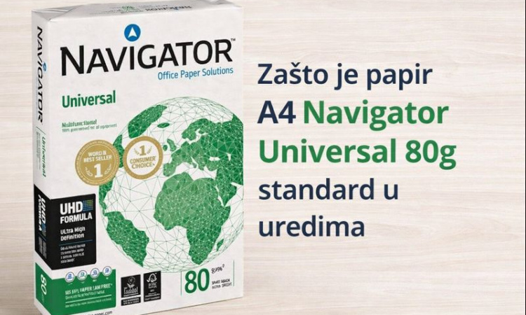 Zašto je papir A4 Navigator Universal 80g standard u uredima