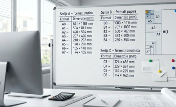 Sve što trebate znati o formatima papira (A, B i C formati)
