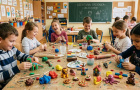 Plastelin, glinamol i mase za modeliranje, kreativni pribor za školu i igru