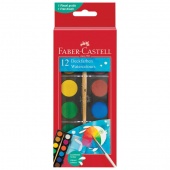 Vodene boje fi 24mm + kist Faber-Castell 125011 1/12
