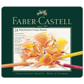 Boje drvene metalna kutija Polychromos Faber-Castell