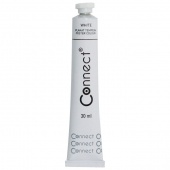 Tempera 30ml aluminijska tuba Connect bijela