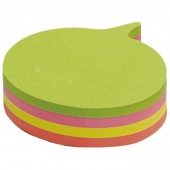 Blok samoljepljiv oblik Oblak 200L Global Notes 5836-39 neon sortirano