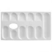 Paleta slikarska pravokutna 23x13cm 11 posudica