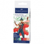 Flomasteri Pitt artist Comic Colouring Faber-Castell 267196 1/6