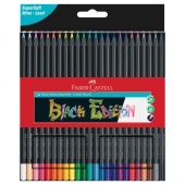 Boje drvene trokutaste Black Edition Faber-Castell 1164