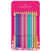 Boje drvene metalna kutija Sparkle Faber-Castell 201737 1/12