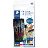 Boje drvene 12boja Super Soft black Design Journey Staedtler 149C