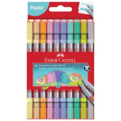 Flomasteri školski obostrani pastelni Faber-Castell 151112 1/10