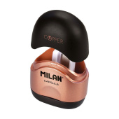 Šiljilo plastično 1 rupa Milan Capsule Cooper