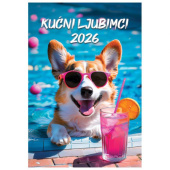 Kalendar Kućni ljubimci 13 listova spirala
