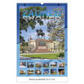 Kalendar Zagreb 13 listova spirala JP.