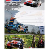 Naljepnice školske za bilježnice WRC 1/10
