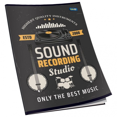 Bilježnica A4 meki uvez crte 52L 55g Educa