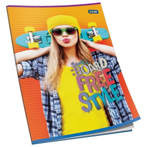 Bilježnica A4 meki uvez crte 52L 55g Educa