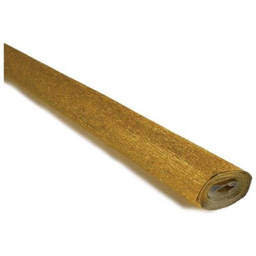 Papir krep 60g 50x150 metalik zlatni