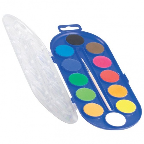 Vodene boje fi 30mm + kist Morocolor 112A12SG