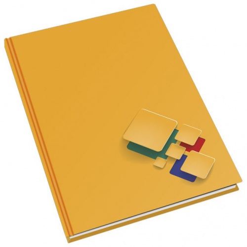 Bilježnica A4 tvrdi uvez karo 288L 60g