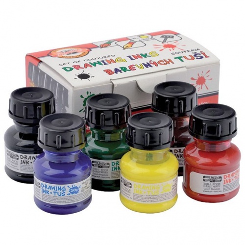 Tuš za crtanje 20gx6 boja Koh i Noor