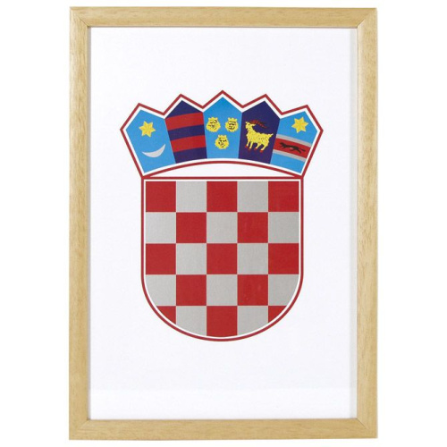 Grb Republike Hrvatske uokvireni 30x40