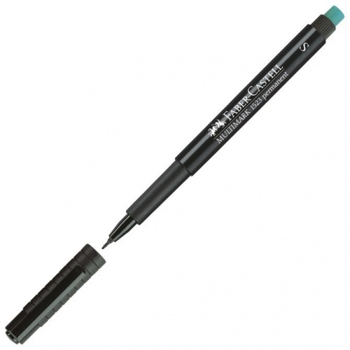Flomaster 0.40 Faber Castell Multimark 1523 S crni