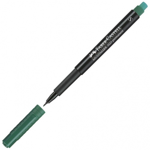 Flomaster 0.40 Faber Castell Multimark 1523 S zeleni