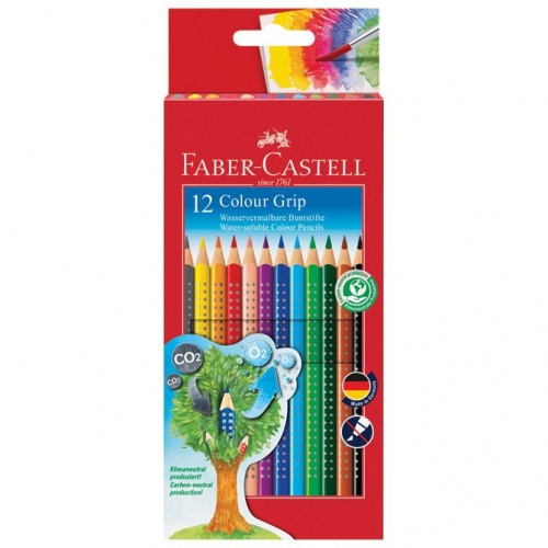 Drvene boje 12boja Grip 2001 Faber Castell 112412