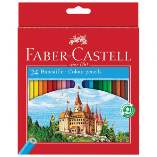 Boje drvene 24boje Faber-Castell 120124
