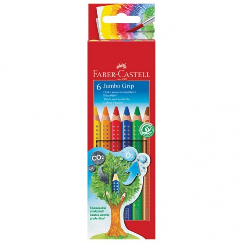 Drvene boje 6boja Jumbo Grip Faber-Castell 110906