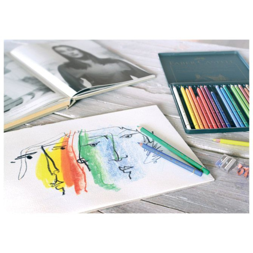 Drvene boja 12boja metalna kutija Polychromos Faber-Castell 110012