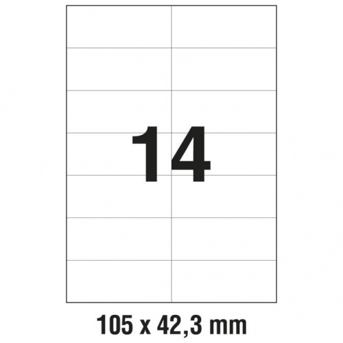 Univerzalne etikete za printanje Data A4 105x42,3 (1/100)