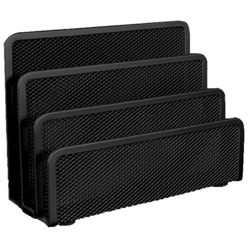 Stalak za pisma žica 17,3x8x14cm Fornax crni