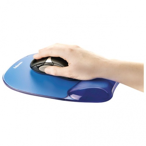 Podloga za miša ergonomska gel Fellowes 9114120 plava