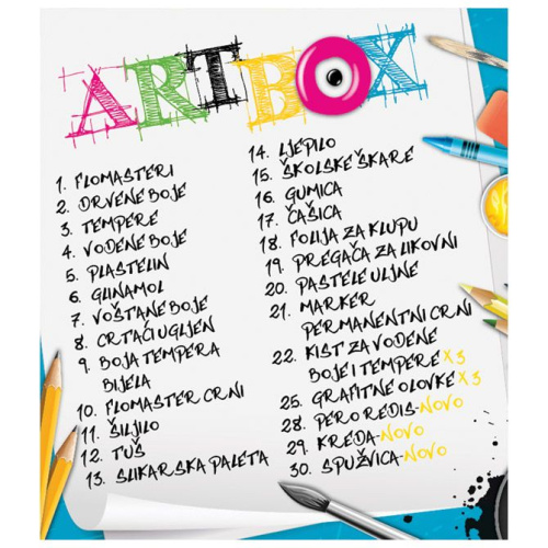 Set za likovni Connect3