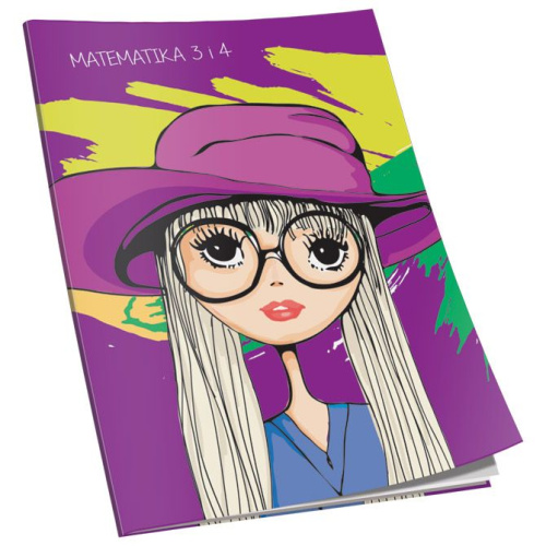 Pisanka matematička za 3 i 4 razred Premium Connect Girl