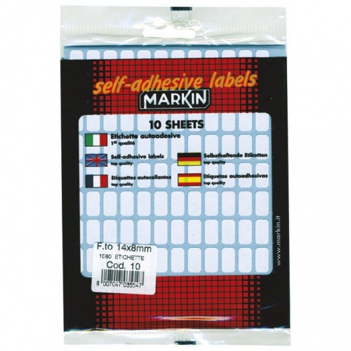 Etikete slep 14x8mm pk10L Markin 10010