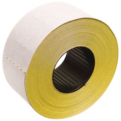 Etikete u roli 26x16mm četvrtaste dvoredne Printex 1/36 žute