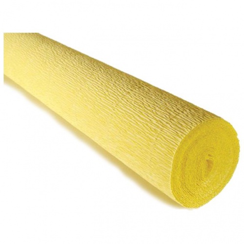 Papir krep 180g 50x250cm svijetlo žuti