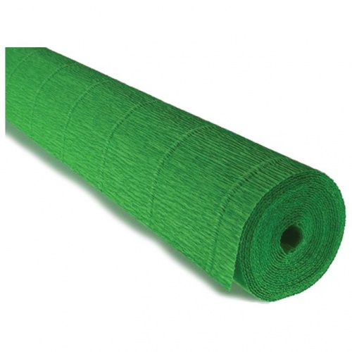 Papir krep 180g 50x250cm jarko zeleni