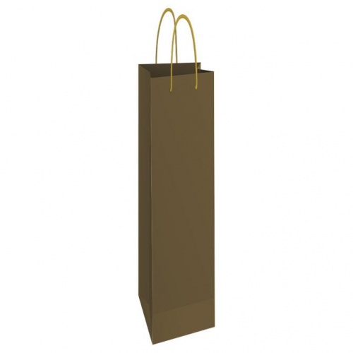 Vrećice ukrasne-boca 13x40x8cm sjajna plastifikacija zlatne