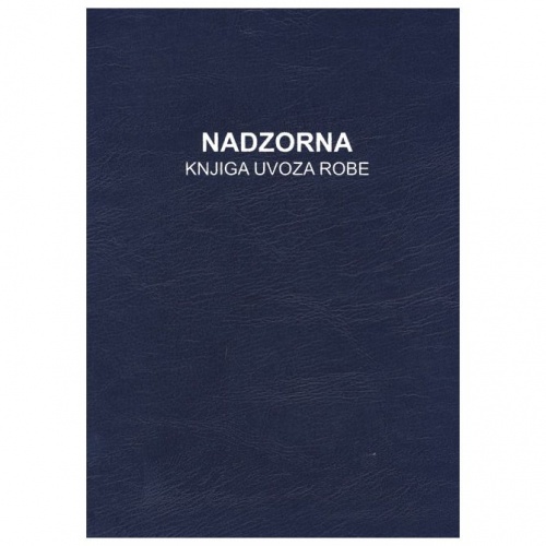Obrazac A-710 nadzorna knjiga uvoza