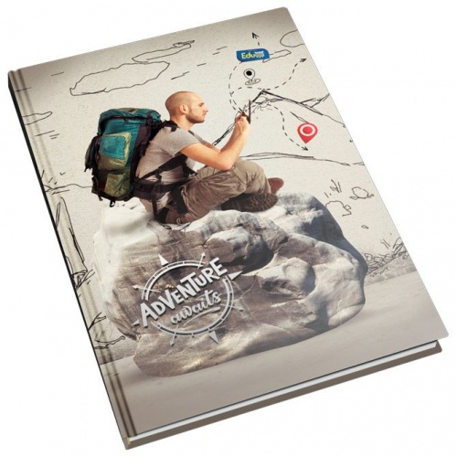 Bilježnica A4 tvrdi uvez viskoki karo 96L 60g Educa