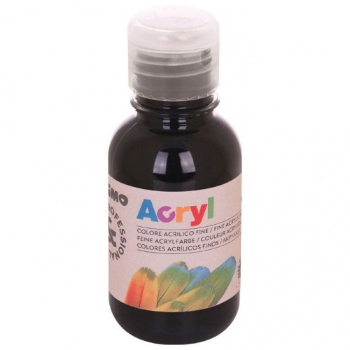 Tempera za tekstil 125ml CMP 800 crna