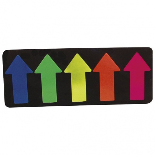 Zastavica 25x45mm 5x25L strelice Global Notes 2683-09