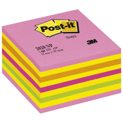 Blok samoljepljiv kocka 76x76mm 450L Post-it 3M 2028NP