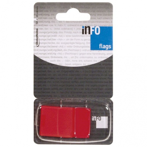 Zastavica 25,4x43,2mm 50L Global Notes 7728-12 fluorescentno narandžasta