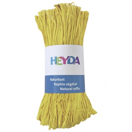Rafija prirodna 50g Heyda 20-48877 88 svijetlo žuta