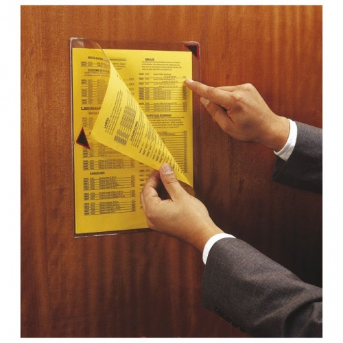 Etui samoljepljiv A4 s magnetom crveni L Tarifold 194770