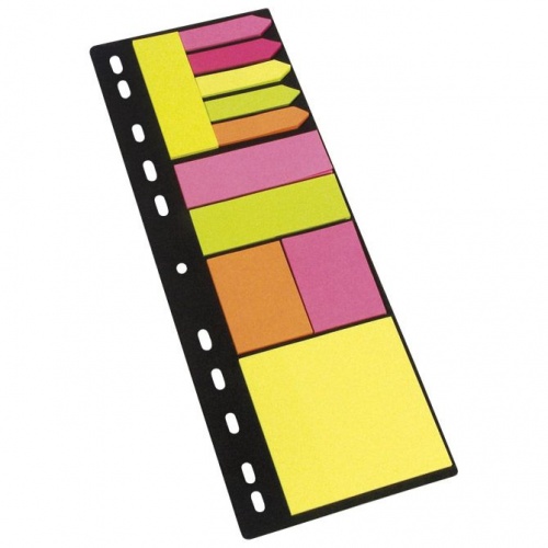 Blok samoljepljiv uložni za A4 (11blx25l) papir Global Notes 8748-09