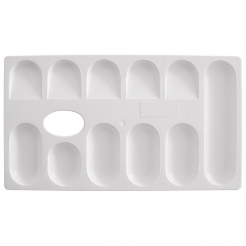 Paleta slikarska pravokutna 23x13cm 11 posudica